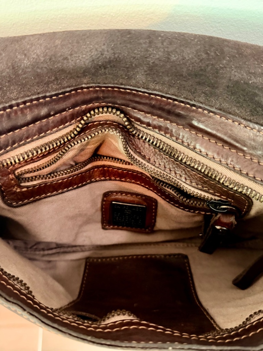 CAMPOMAGGI Italian Studded Leather Purse &Pouch - Picture 10 of 12